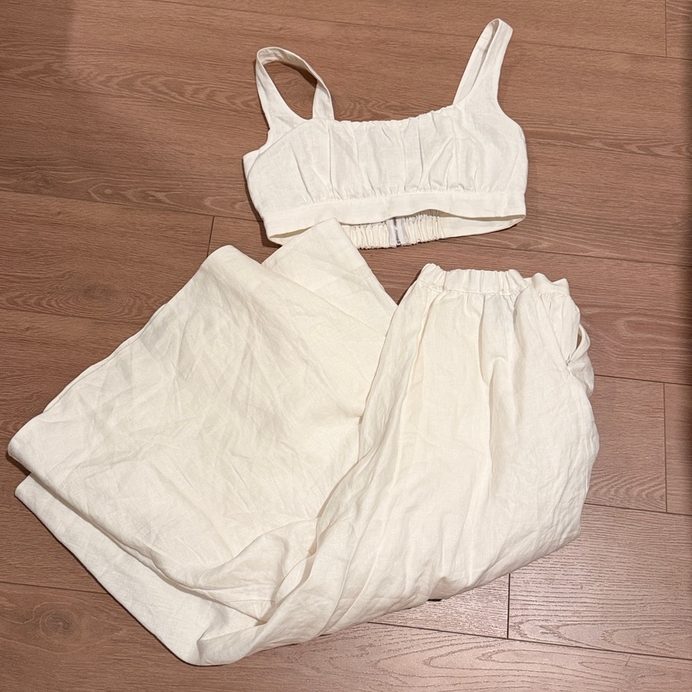 Reformation Shannon linen set - Picture 5 of 6